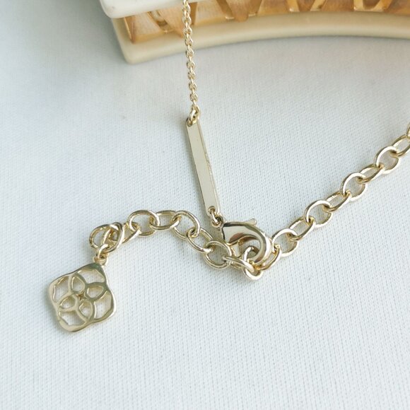 Kendra Scott Ari Heart Gold Turquoise Necklace - Picture 4 of 4